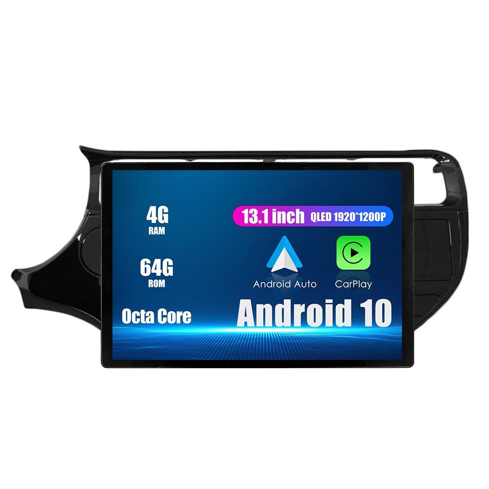 Android Радио 13,1 "Автомобильное стереонавигационное головное устройство Мультимедийный плеер GPS для Kia Rio 2015-2018