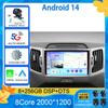 Автомагнитола Android 14 для Kia Sportage 3 SL 2010 - 2016 Мультимедийный видеоплеер Навигация GPS Нет 2din 2 дин dvd