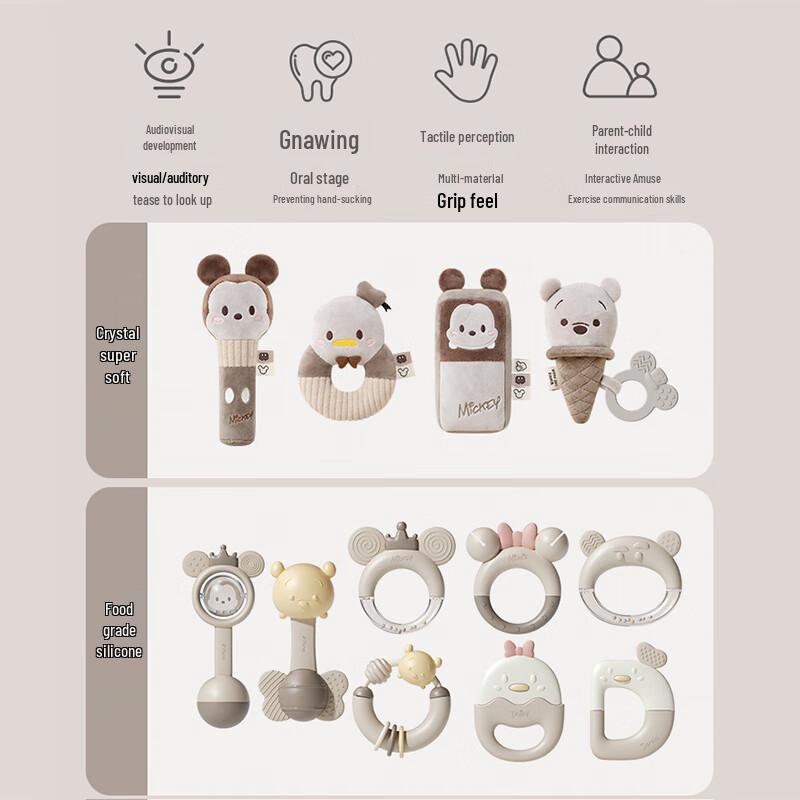 Подарочный набор прорезыватель и погремушка Disney Baby