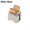 Decorations Playing House Toast Machine Miniature Toaster With 2PCS Bread Doll Accessories