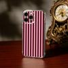 B-Бордовый Белый S-Полоска Чехол для Телефона Для iPhone17,16,15,14,13Pro Max,us,Мягкий Силиконовый Прозрачный Чехол