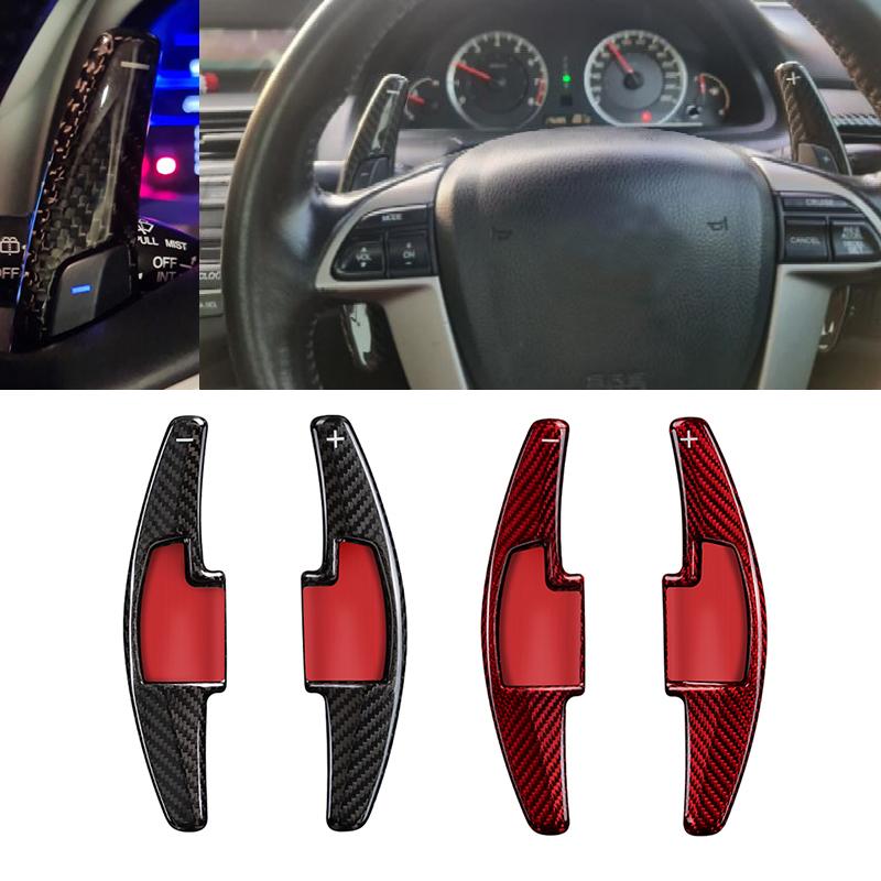 Carbon Fiber Paddle Shift For Honda Accord CRZ CR-Z /Acura MDX TLX Civic FC FK HRV HR-V CRV CR-V