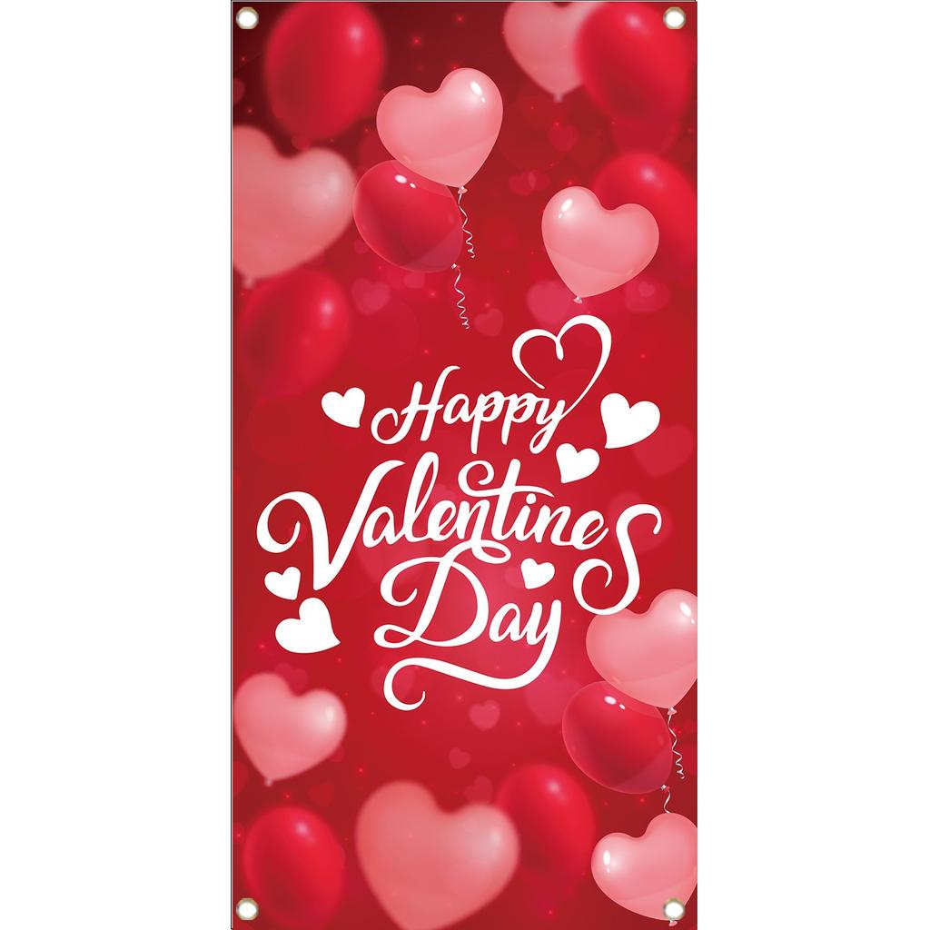 Тема Святого Валентина С Днем Святого Валентина Реквизит для фотографий Полиэстер Ткань Баннер