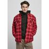 Veste Urban Classics Plaid Quilted - Rouge/noir