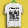 Кровавые Революции Crass Панк-рок Музыкальная Группа Забавная Топ Подарок Футболка P1555