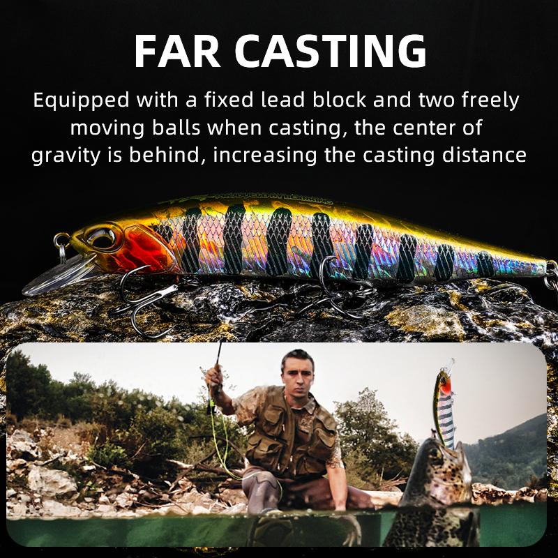 BEARKING 11 см, 17 г, глубина 0,8-1,6 м, популярная модель, рыболовные приманки, жесткая приманка, 10 цветов на выбор, качественный гольян, профессиональный гольян