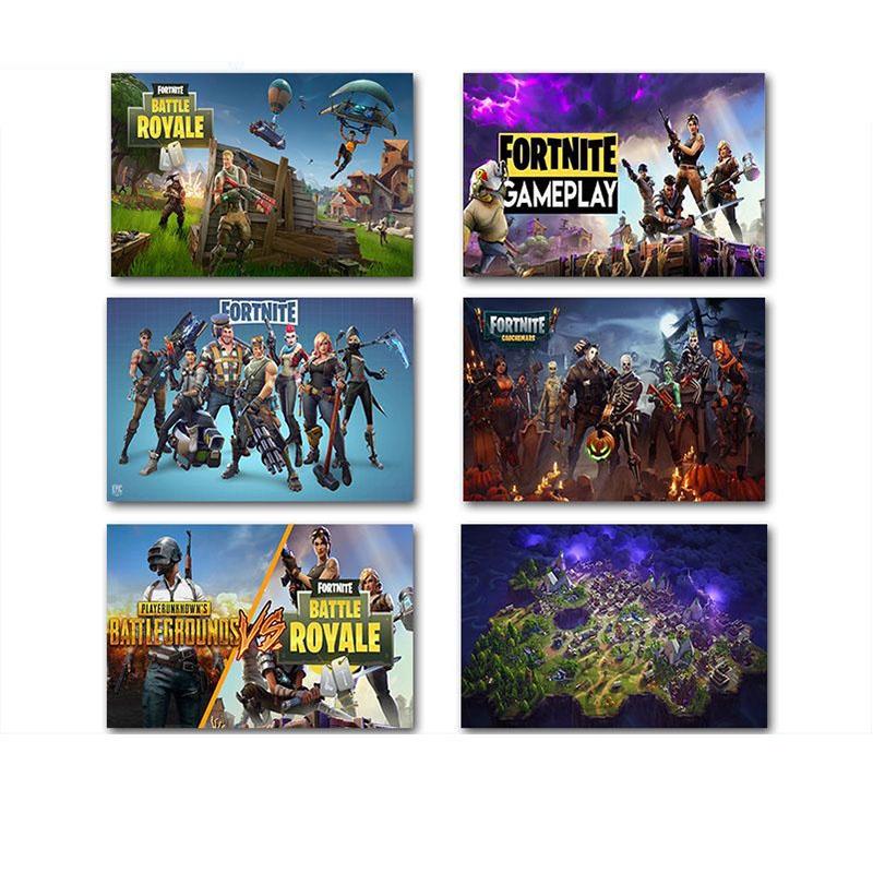 Fortnite Fort Night Игра Домашний Декоративный Живопись Постеры Наклейки Подарок Искусство