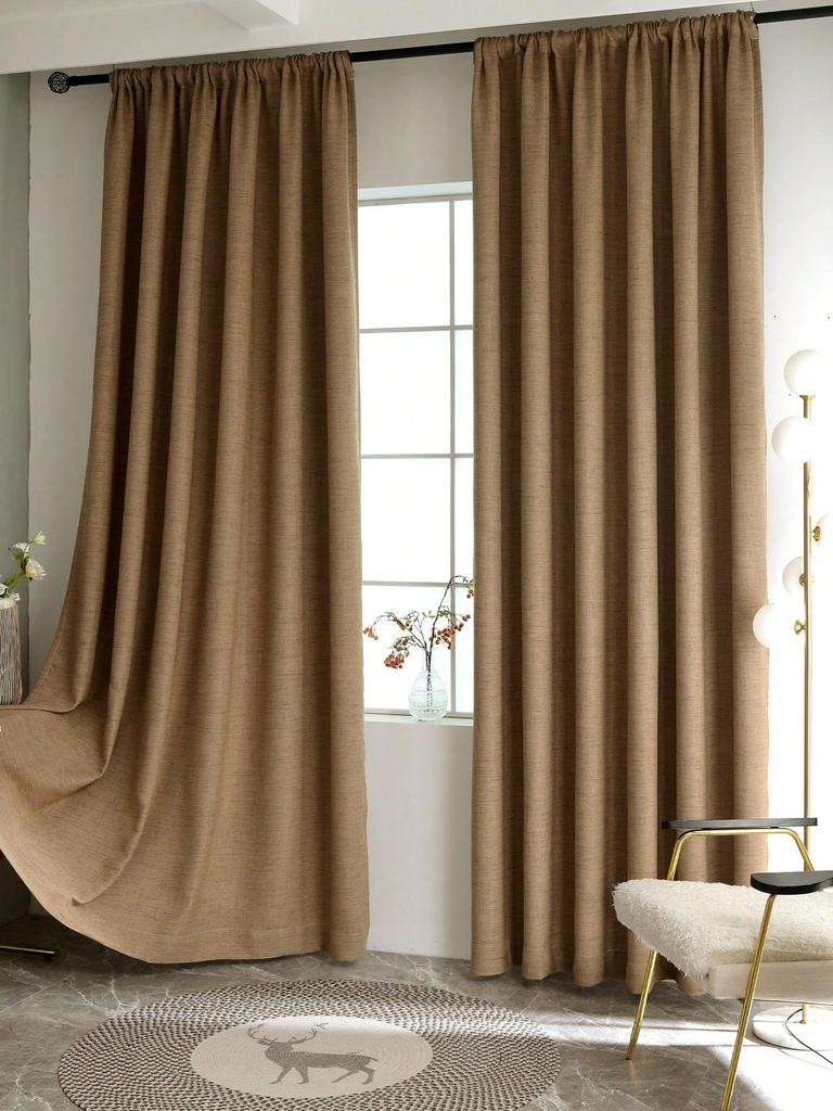 1pc 80%High Shading Blackout Curtain For Bedroom Living Room Cortinas Para Ventanas