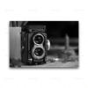 Black and White Photography Vintage Camera Record Railway World Map Poster Wall Art Canvas Painting Nordic Picture Home Decor
