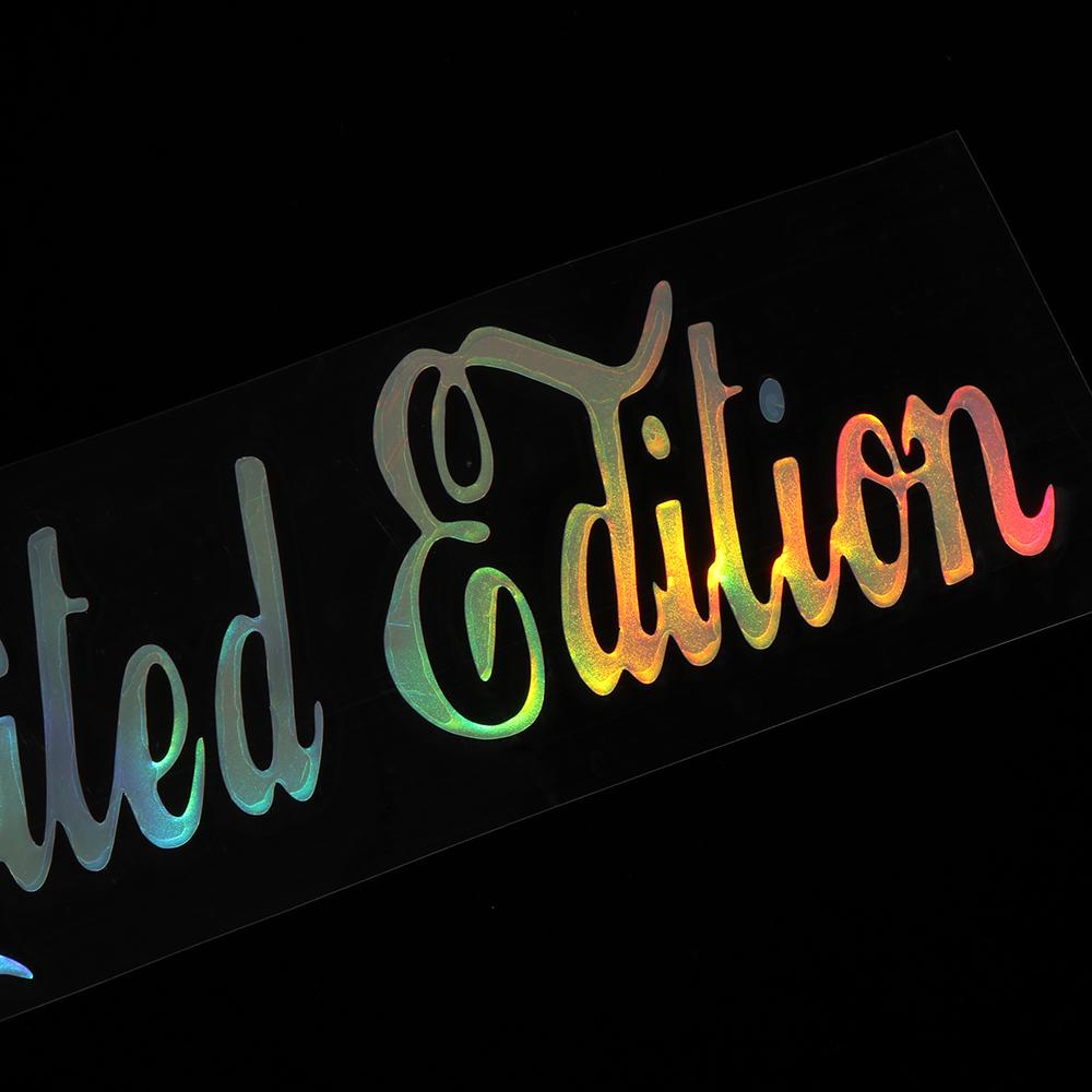 Styling Waterproof Reflective Car Accessories Window Limited Edition Car Stickers Auto-styling