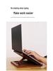 2025 Portable Solid Wood Folding Laptop & Tablet Stand with Cooling Riser