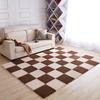 Plush Puzzle Carpet Interlocking Floor Mat DIY Non-Slip Carpet Tiles Baby