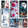 Чехол для телефона Realme 12 11 10 9 8 5G 7 6 GT5 GT3 GT2 Pro Plus C21 C11 C25 C35 GT Neo 2 3 3T 5 Cover Рождественский графический принт
