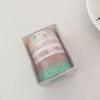 5Rolls/box Decorative Diary Journal Masking Tape Set Washi Tape DIY Scrapbooking Basic Pattern