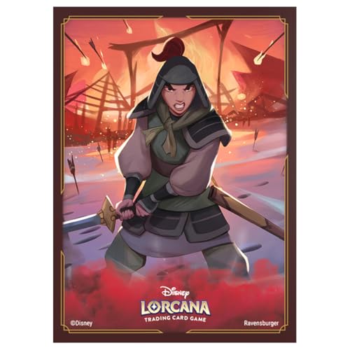 Disney Lorcana TCG Japanese Version Official Card Sleeves "Mulan: Soldier in Training"