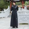 Ежедневно улучшенный женский костюм Hanfu длиной до талии с перекрестным воротником, костюм для пары в китайском стиле для боевых искусств