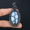 Tree Of Life Owyhee Opal Gemstone Handmade Copper Wire Wrap Jewelry Lovely Pendant For Women