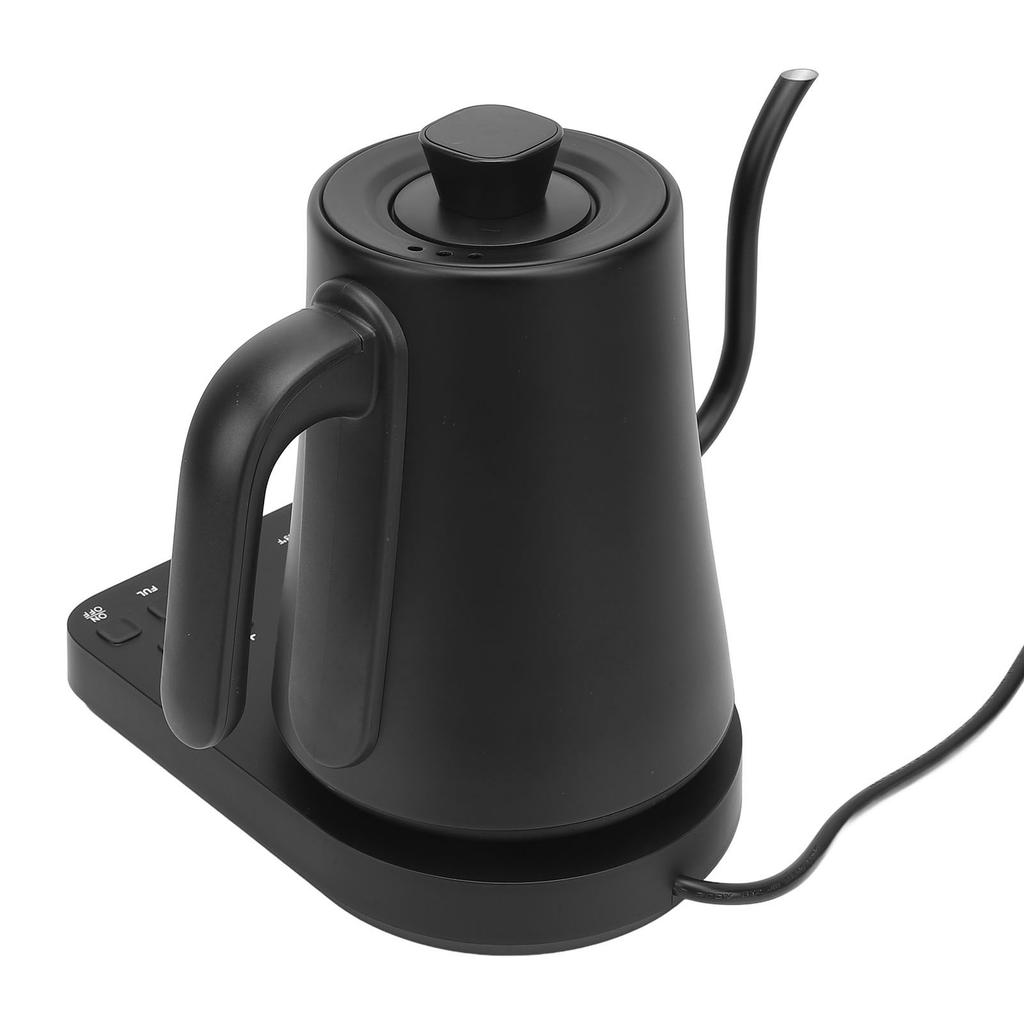 Чайник для пуровера 1200 Вт 1000 мл 5 уровней температуры Электрический чайник с гусиным носом для чая и кофе