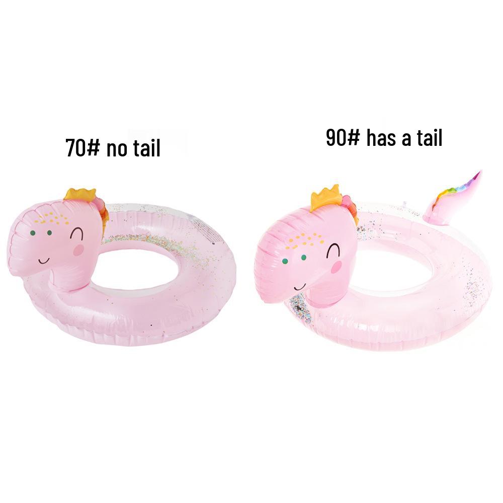 Xiaolü Утолщенный поплавок-русалка подмышку: Надувной круг для плавания для взрослых 110 см с дизайном рыбы-хвоста