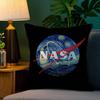 N-Nasa Space Pillow Case Plush Fabric Soft Double Sided Print Sofa Cushion Cover Throw Pillow Covers
