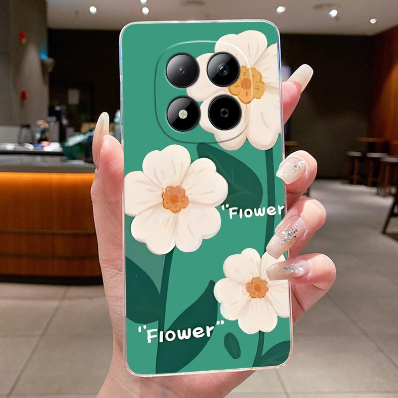 Для Xiaomi Redmi Note 15 Pro Plus Чехол Роскошный Цветочный Чехол Мягкий ТПУ Чехол для Телефона Для Redmi Note 15 Note15 Pro + 5G Чехлы Бампер