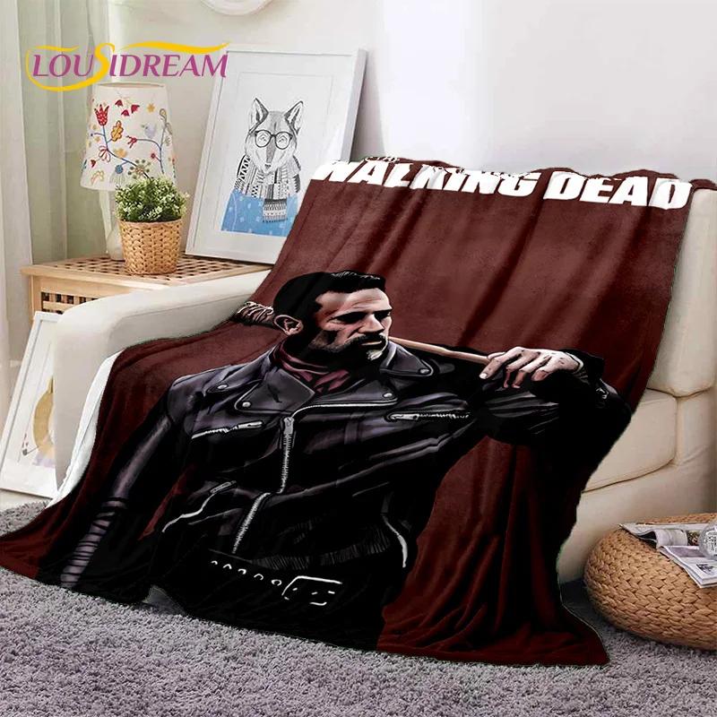 The Walking Dead Lincoln TWD Soft Flannel Blanket for Beds Bedroom Sofa Picnic,Throw Blanket for Cover Outdoors Leisure Nap Gift