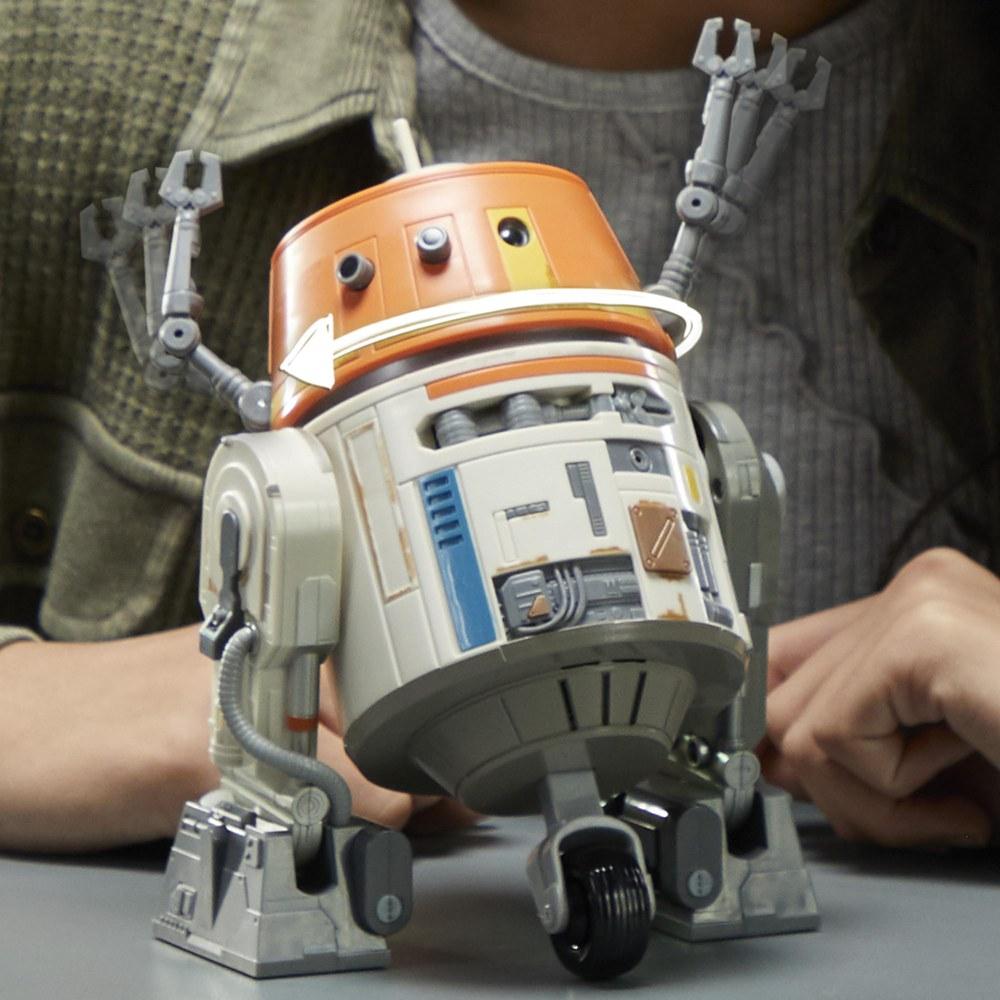 Hasbro Star Wars Ahsoka Chatterback Chopper Animatronic Toy F6867 Over 40 Sound and Motion Combinations Interactive Star Wars Toy Suitable for Ages 4