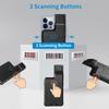 Сканер штрих-кода Портативный считыватель штрих-кода с зажимом сзади BT+2.4G Беспроводное и проводное соединение с