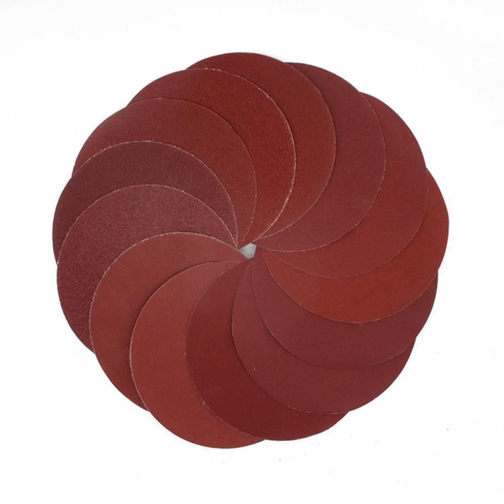 Sandpaper 5inch/125mm 40-2000Grit Round Shape Disk Sand Sheets Polishing