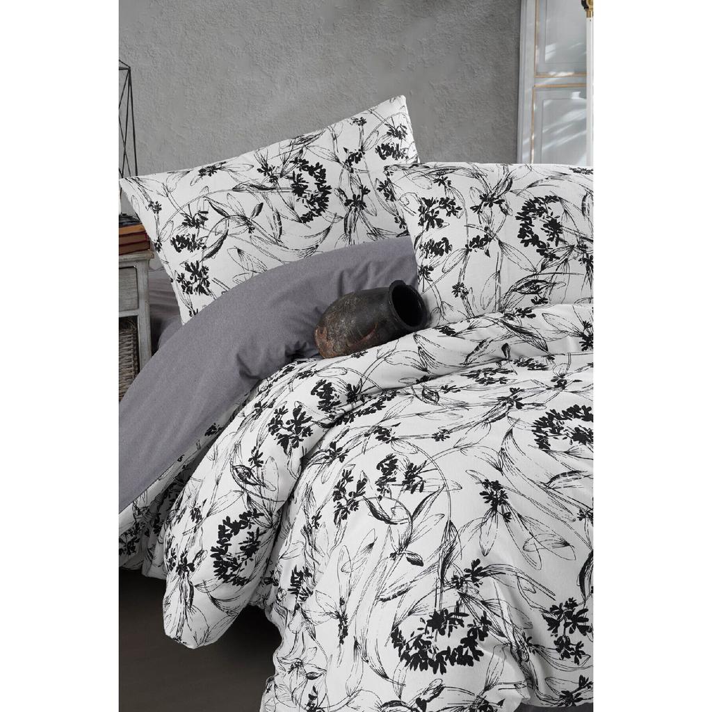 Двойной комплект пододеяльников с цветочным принтом, легко гладится
