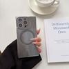 Квадратный чехол для мобильного телефона с магнитным рисунком CD подходит для Apple 16PROMAX тренд 14 мелкое отверстие 13PROMAX пленка для объектива