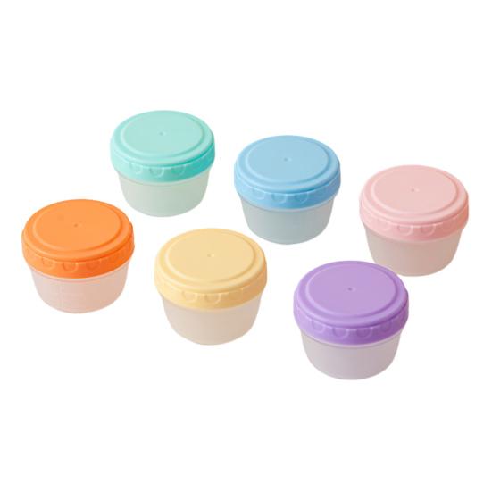 6Pcs Sauce Cup 60ml Leakproof Salad Dressing Container Reusable Condiment Dispenser for Picnics Traveling Kitchen Supplies