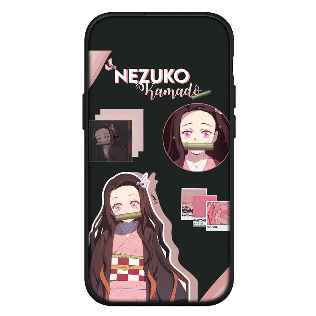 For Samsung Galaxy S24 S23 iPhone 16 15 14 Xiaomi Redmi Note 13 12 11 10 8 Plus 9 Pro Max X XR Phone Case Nezuko Demon Slayer Daki Gyutaro OPPO Huawei
