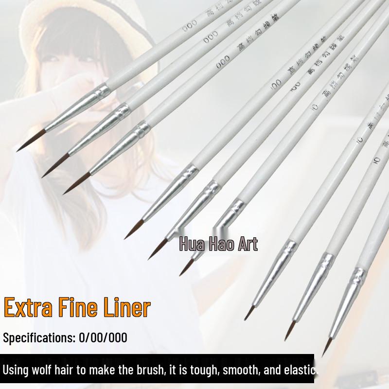Ручка-кисть для сверхтонкой детализации 000 для промышленного использования и бровей
