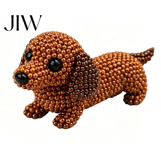 3D Beaded Animals DIY Animal Beading Kit, Tiny Craft Set, Cute Bead Kit for Teens Art Beginners Adults Stress Relief Decoration Handmade Gift