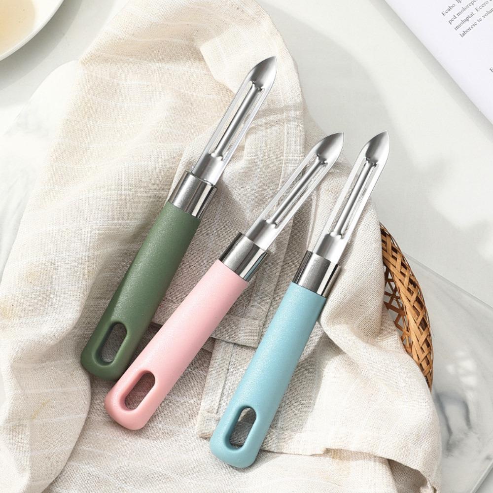 Non-slip Vegetable Fruit Peeler 2 in 1 Peeling Knife Grater Stainless Steel Melon Planer  Carrot