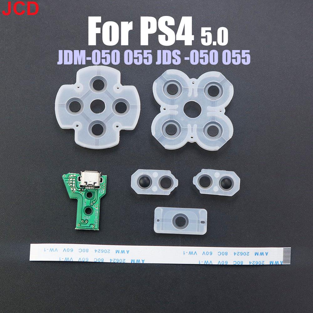 JDM 050 USB-порт для зарядки USB-розетка Плата 12-контактный Шлейф Проводящая площадка Для контроллера PS4 5.0 JDM 055 JDS-055 JDS055