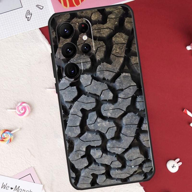 Tire Tread Pattern Case For Samsung Galaxy S26 Ultra S20 S21 S22 S23 S24 S25 Ultra S10 Plus S25 FE Cover Shell