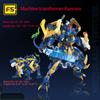 F5-A0001-A0004 Серия трансформирующихся мехов 2-в-1 робот-головоломка собираемая модель для взрослых день рождения строительные блоки игрушка подарок