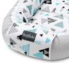 Bellochi Детская капсула для сна Baby Nest Pod для новорожденных — 100% хлопок — сертифицирован Oeko-TEX — 90x60x12 см — с защитными краями — tresor