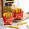 12Pcs/Set French Clip Fries Sealing with Refrigerator Magnetic Box Long Food Preservation Snack
