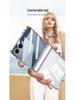 Прозрачный магнитный чехол для телефона Samsung Z Flip7 с полной защитой-подушкой безопасности
