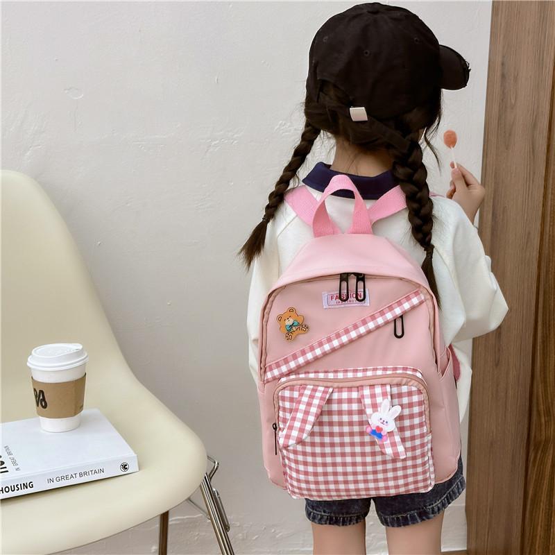 Cute Lightweight Kindergarten Backpack With Curved Straps For Toddler Boys And Girls