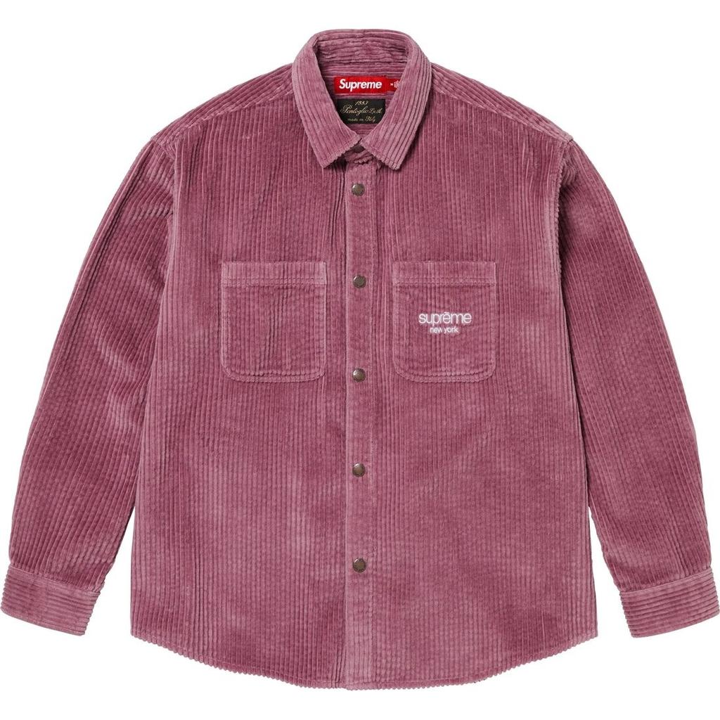 Supreme Wide Wale Corduroy Snap Shirt Unisex SUP-FW24-200