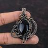 Blue Sunstone Pendant Copper Wire Wrapped Gemstone Pendant Wire Wrap Jewelry Pendant For Gift Handmade Pendant Unique Copper Design Jewelry