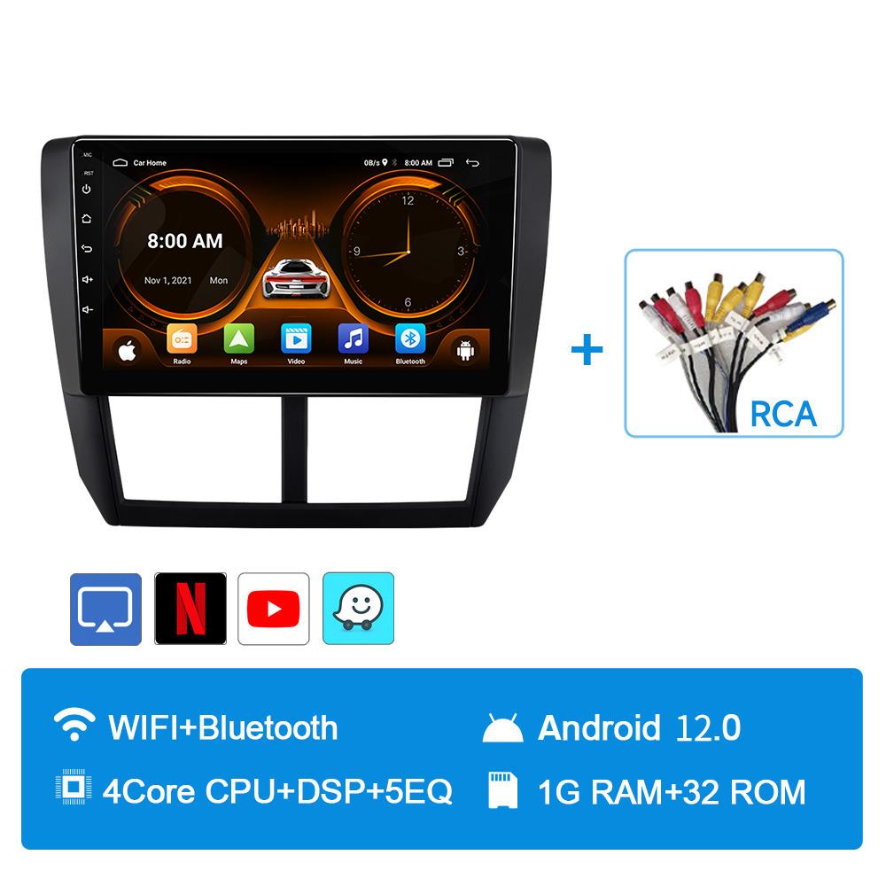JIUYIN Android 12 Carplay Автомагнитола для Subaru Forester 3 SH 2007-2013 для Impreza GH GE 2 Din Мультимедийный плеер 2 din Головное устройство
