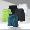 Men's Quick-Dry Loose Fit Sports Beach Shorts, Ice Silk, Five-Point Length.
