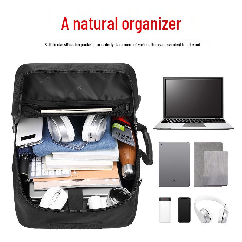 Мужской большой водонепроницаемый дорожный рюкзак с отделением для влажных/сухих вещей и многофункциональным дизайном, идеально подходит для активного отдыха и альпинизма.