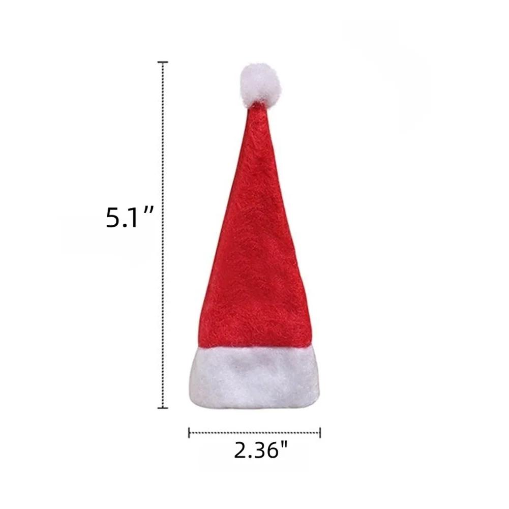 10-40 шт. Рождественская шапка держатель для столовых приборов набор вилка нож для ужина украшение столовой посуды для отеля ресторана кухни бара принадлежности для вечеринки