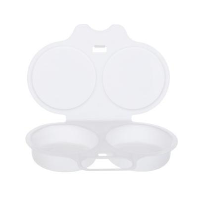 Разогрейте яйца в микроволновке